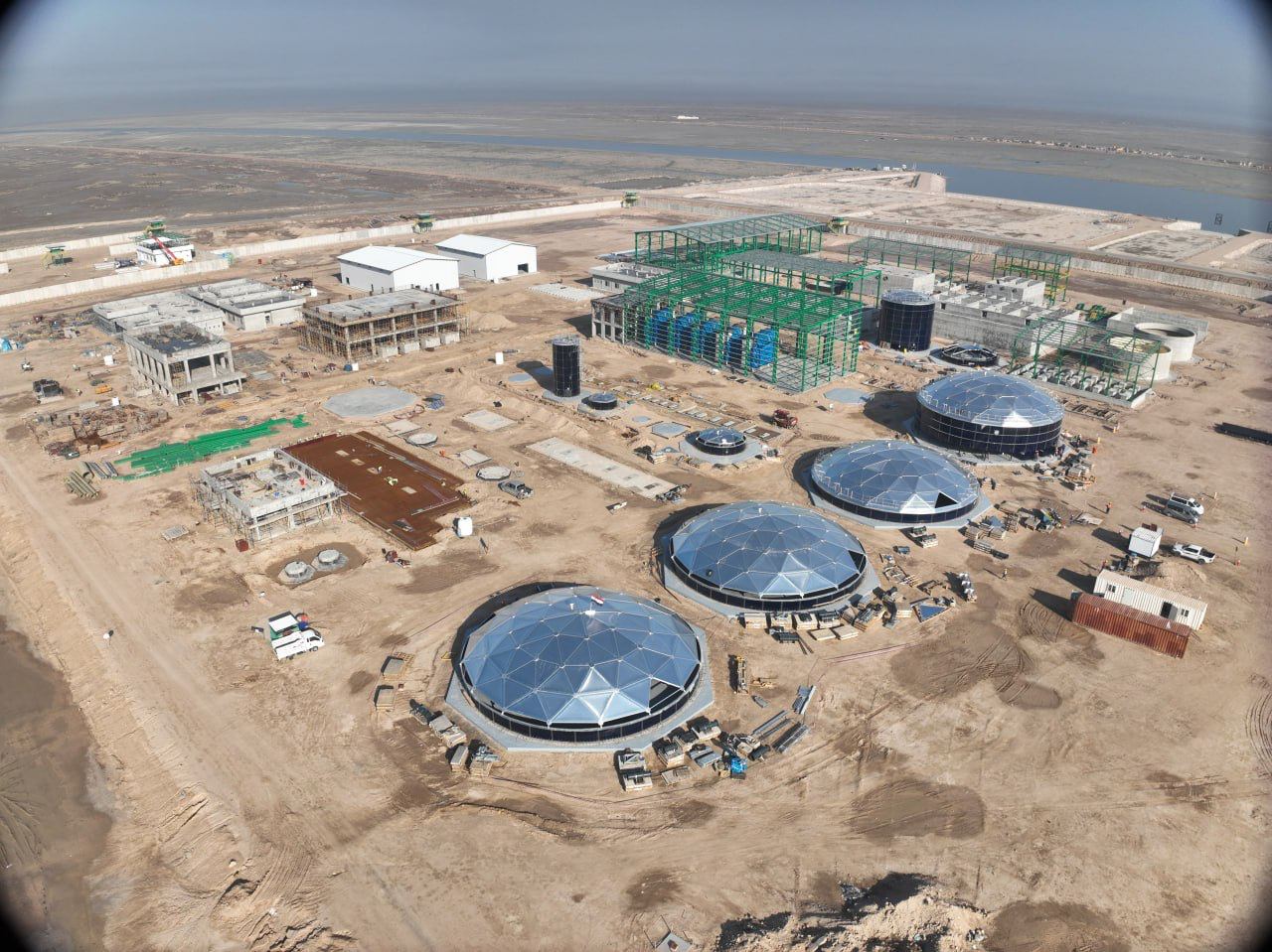 Main Outfall Drainage (MOD) Water Treatment Plant aerial view